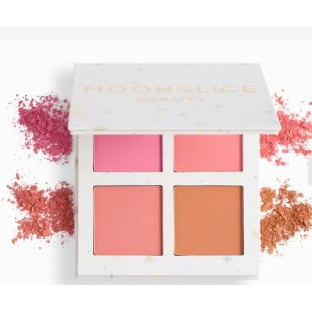 Moonslice Beauty Moon Prism Blush Palette 4 Shades‎ Pink Coral Terracotta NEW